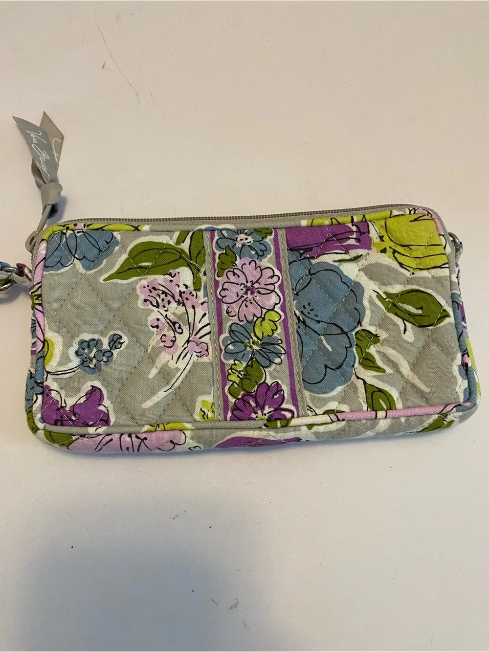 Vera Bradley Watercolor Carry It All Wristlet Wallet Phone Case Make Up/pencil
